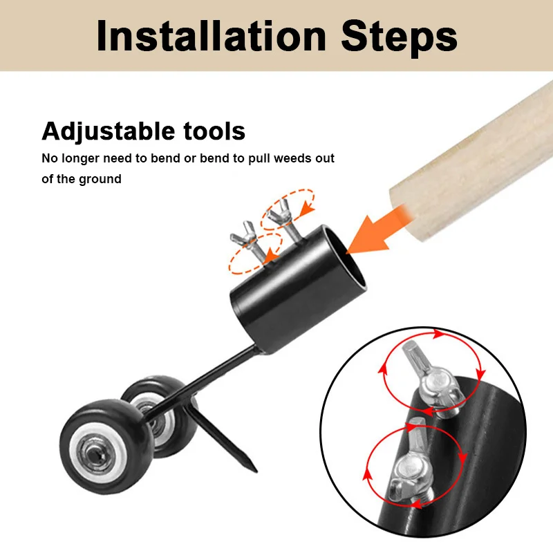 Триммер для травы портативный с регулируемой длиной устройство удаления газона