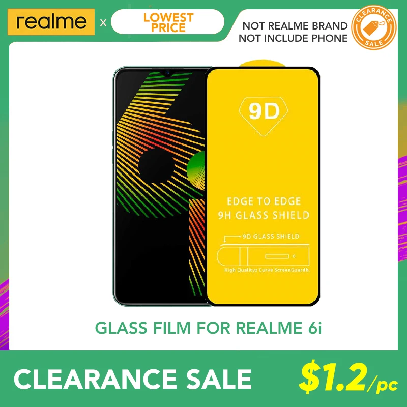 

Glass Film for realme 6i - 5Pcs