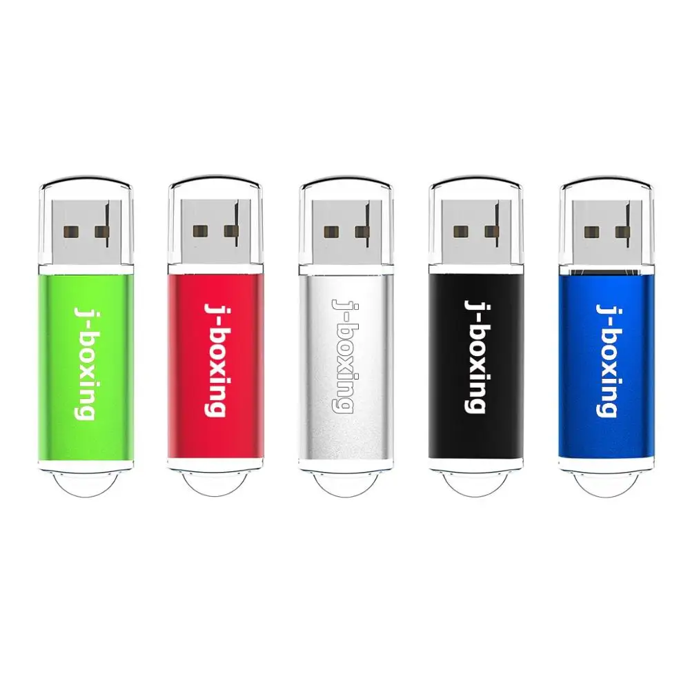 

J-boxing Light Colorful USB Flash Drive 64GB 32GB 16GB 8GB Pendrive USB 2.0 Memory Stick High Speed Pen Drive for Laptop Macbook