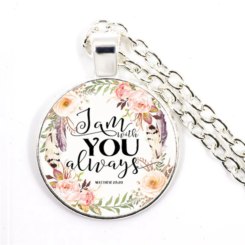 Притчи 3:3 Возделывай милосердие Библейские стихи Детская цитата Ожерелье Модные украшения Религиозная подвеска Христианская