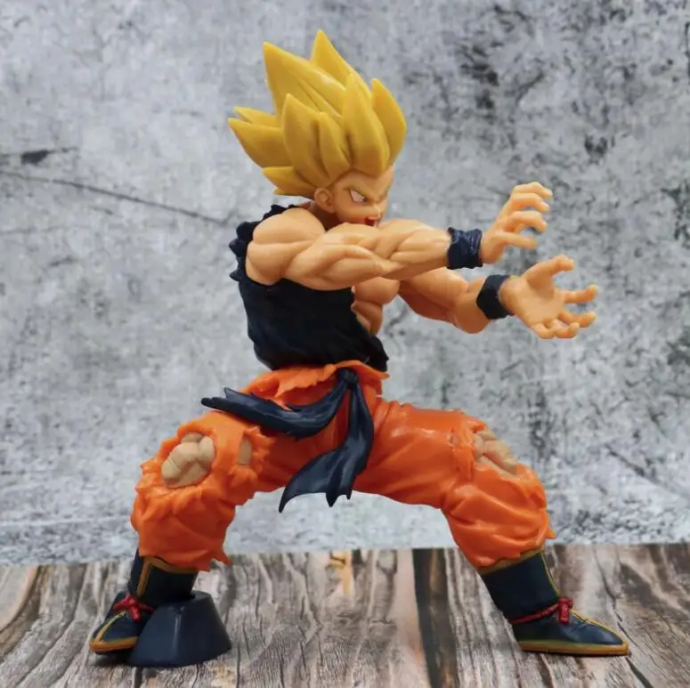 Dragon Ball Z Super Ultra Instinct Goku Kamehameha Коллекция игрушек 16 см|Игровые фигурки и