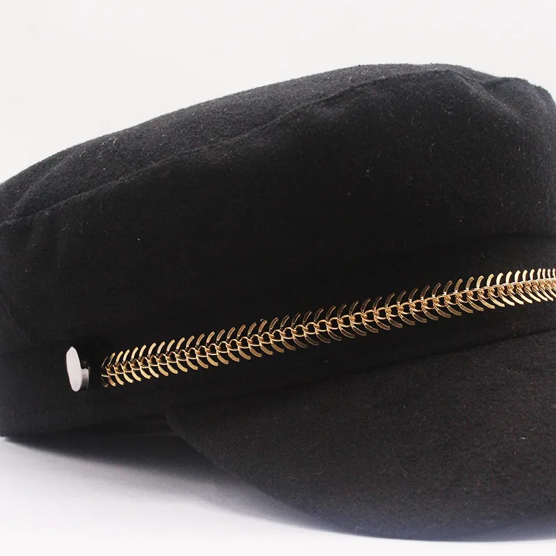 Winter Women's warm hat thicker woolen beret hats painters' caps men's berets cool style factory sells directly |