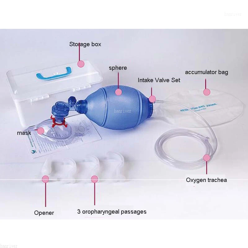 ПВХ простой дыхательный шар аварийное искусственное реанимационное устройство
