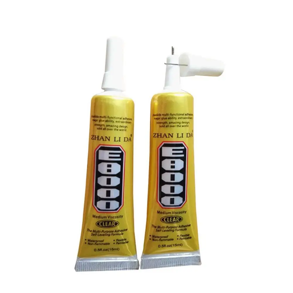 

E8000 15ml Clear Adhesive DIY Craft Phone Screen Jewelry Repair Sealant Glue