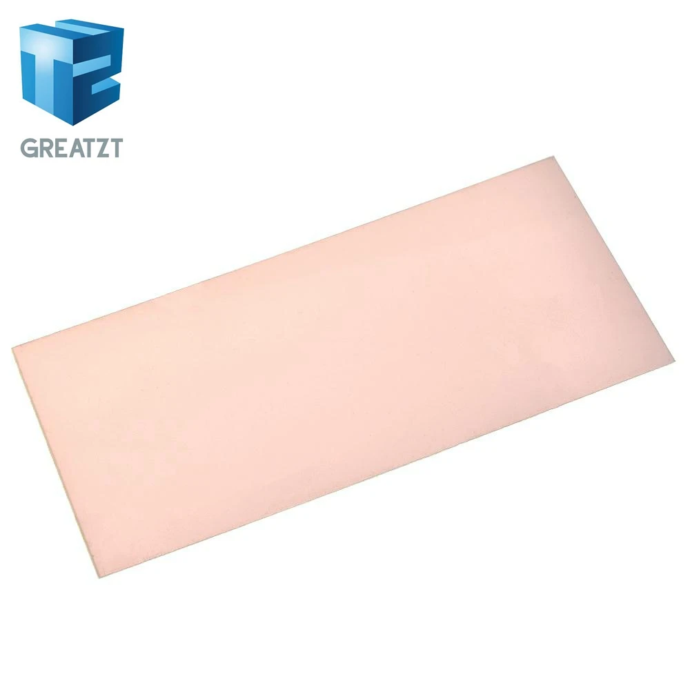 GREATZT 100x200x1.5mm single Sided Copper Clad Plate Pcb Circuit Board Fr4 Laminate | Электронные компоненты и