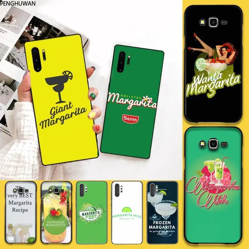 Элегантный коктейль Маргарита DIY Роскошный чехол для телефона Samsung Note 7 8 9 10 pro Galaxy