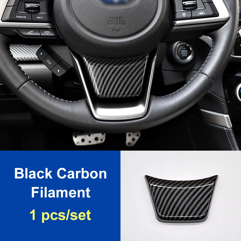 

QHCP Car Styling Steering Wheel Buttons Sequins Decor Cover Stickers For Subaru Forester19-21,XV18-19,Outback Legacy19 Interior