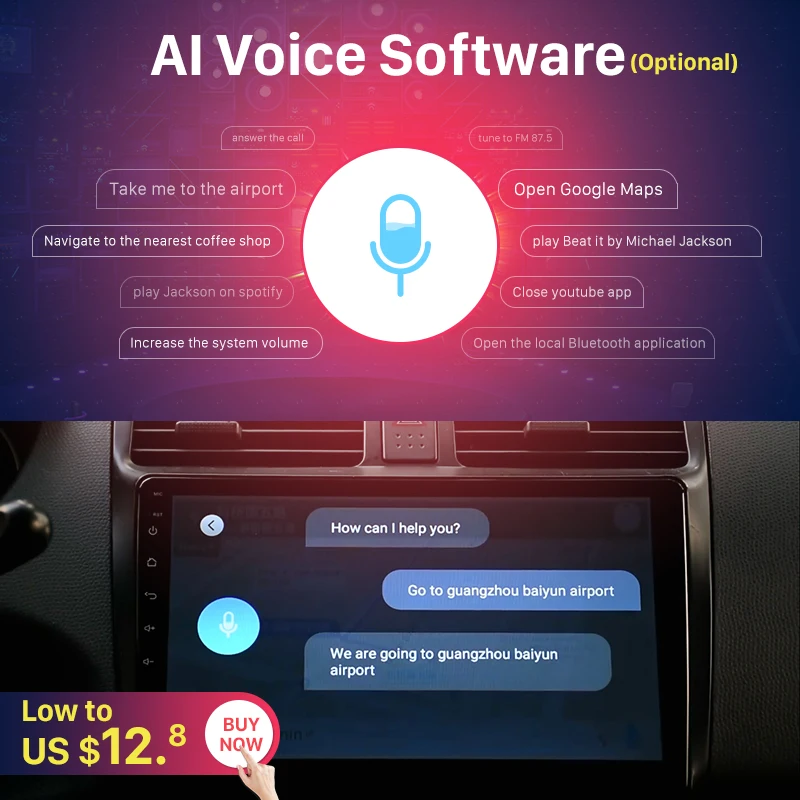 Автомобильный GPS-навигатор Seicane Android 10.0 для Suzuki Swift 2005-2010 года выпуска с радио и головным устройством 10,1 дюйма, поддерживающим DVR.