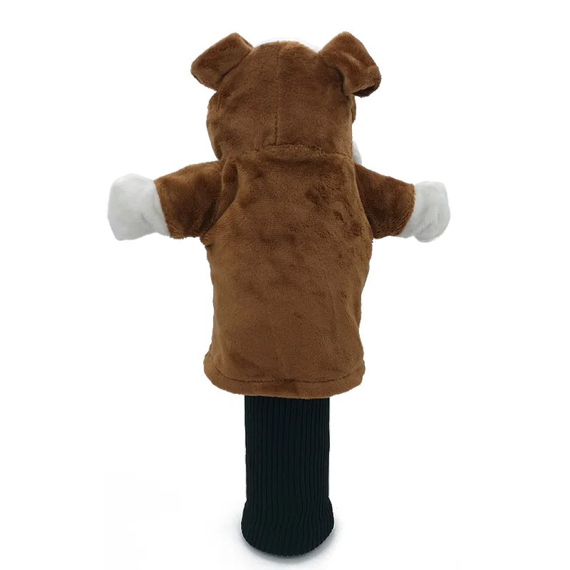 Чехлы для Головы Бульдога бульдога собаки гольфа лесовые талисманы животных