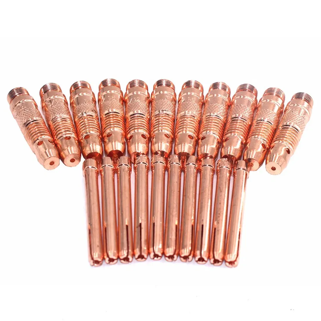 

10pcs Argon Welding TIG Inverter DC Welding Machine/Equipment 1.6mm/ 2.0mm/ 2.4mm/ 3.2mm TIG Tungsten Collet Body and Collet