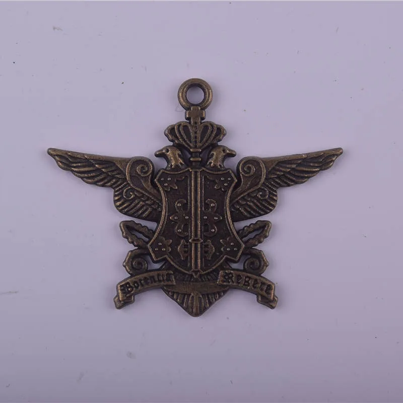 50 шт./лот подвеска в форме орла с бронзовым покрытием женские модные ювелирные