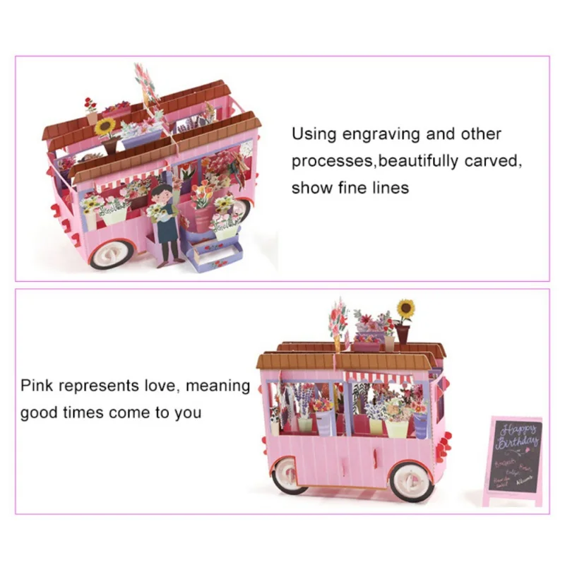 DIY ручной работы с трехмерной аппликацией в виде Мультфильм поздравительных