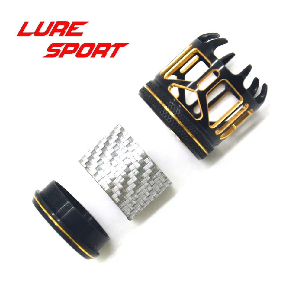 Гайка LURESPORT FUJI KDPS16 6 когтей алюминиевая крышка серебристая углеродная трубка