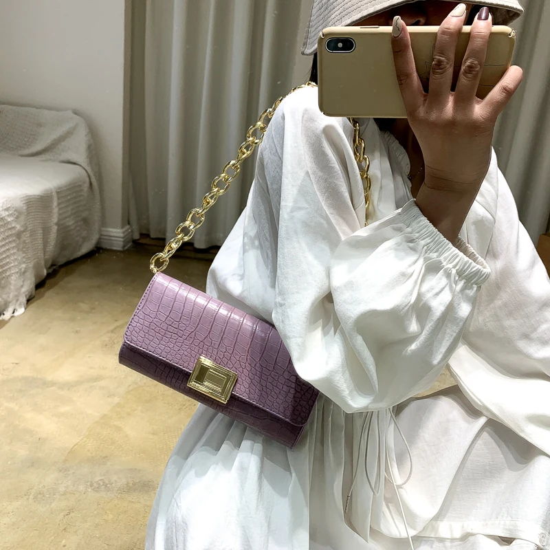 

Модные Винтажные Сумки для женщин 2020, кошелек на плечо с крокодиловым узором, роскошные сумки, женские сумки, дизайнерские женские сумки, ко...