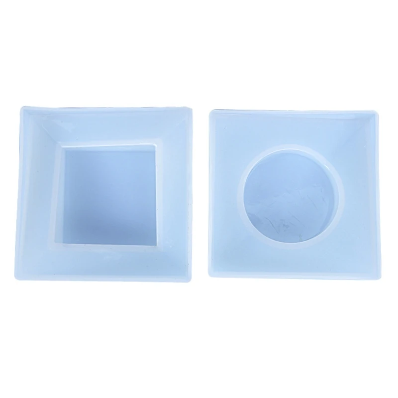 

DIY Resin Mold Suitable for Jewelry Silicone Resin Molds Including Round/Square Ashtray Silicone Mold for Men