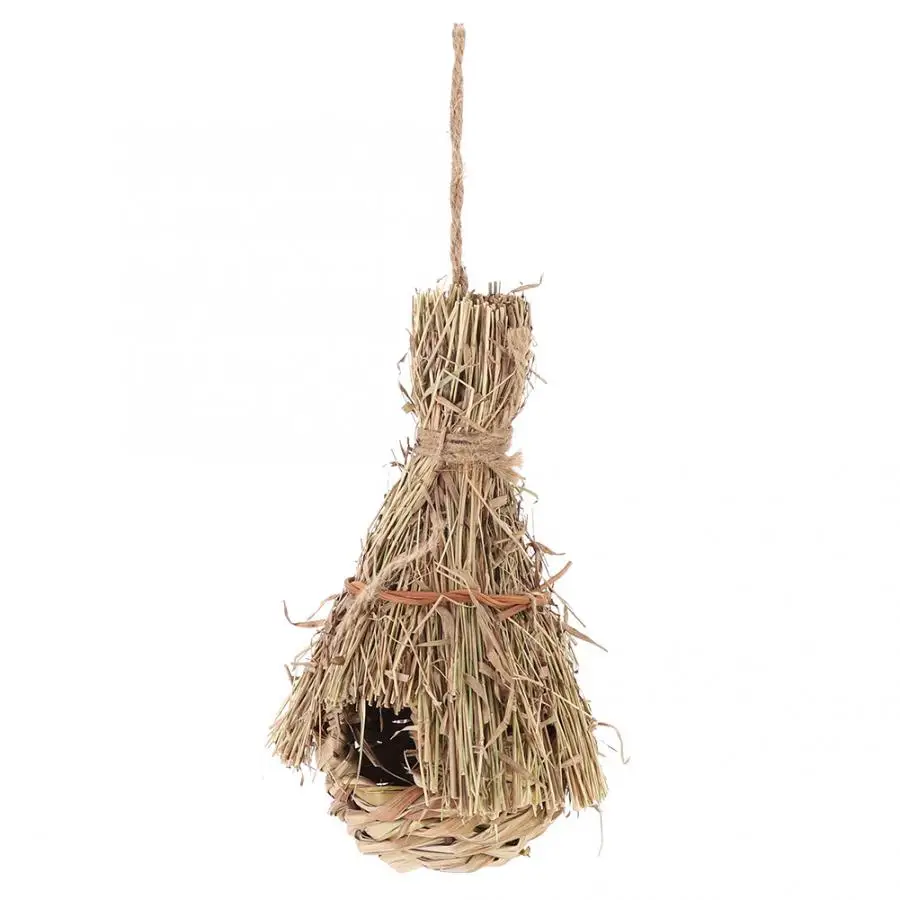 Плетеный вручную бамбуковый лист птичье гнездо подвесной домик для отдыха в виде