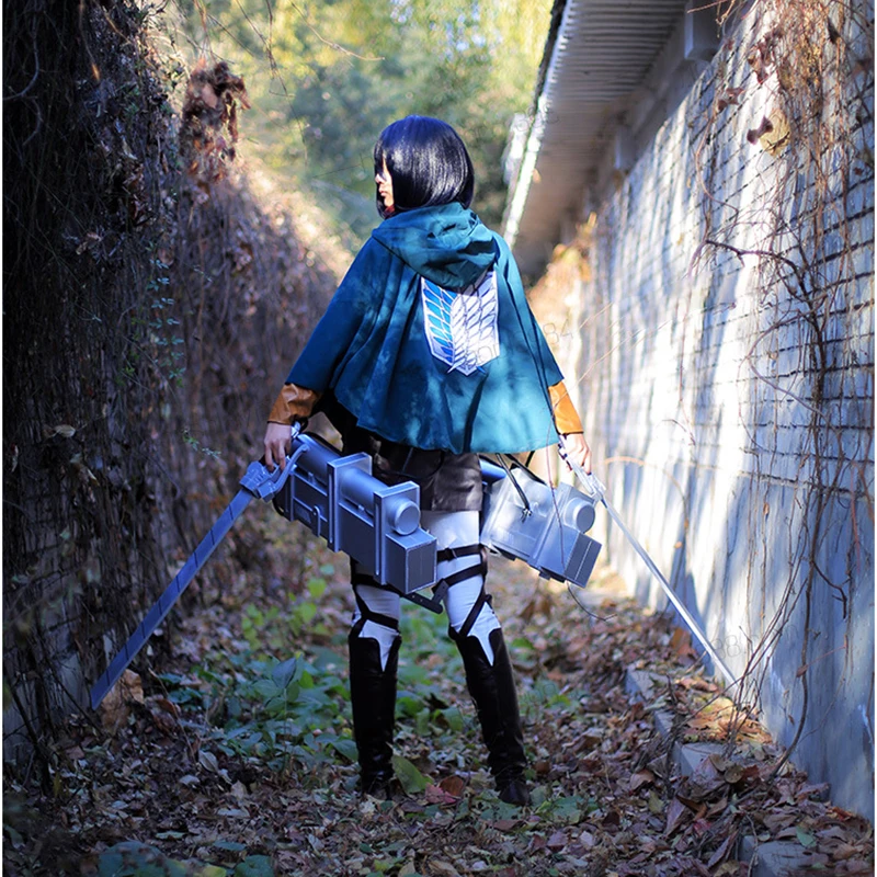 Костюм Эрена джагер Микаса · Аккермана для косплея куртка кожаная юбка костюм из