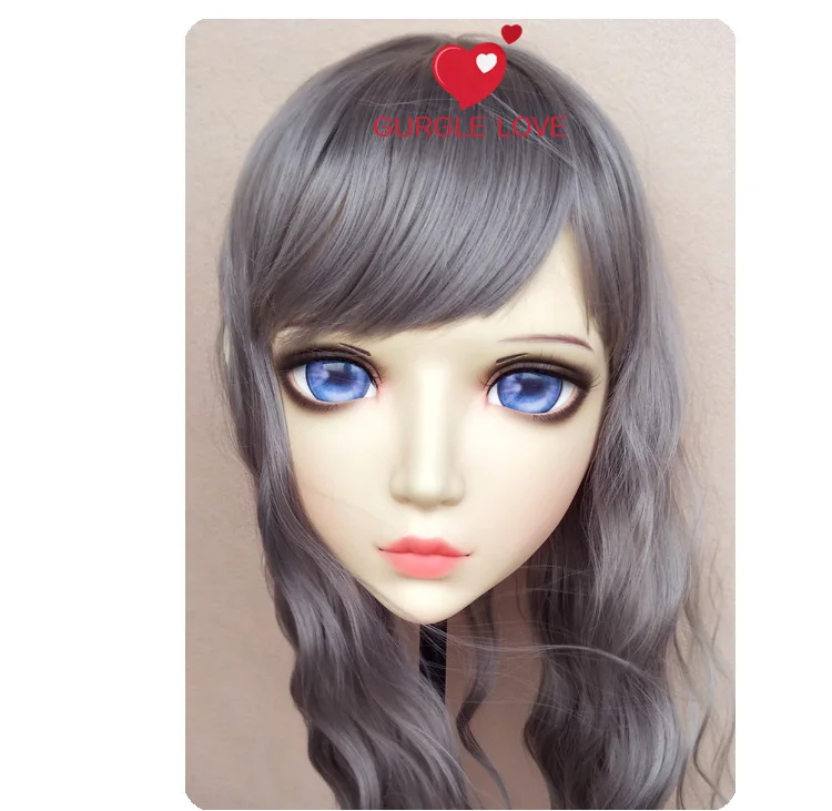 (GL086) милая полимерная полуголовная BJD маска кигуруми с глазами Косплей Аниме