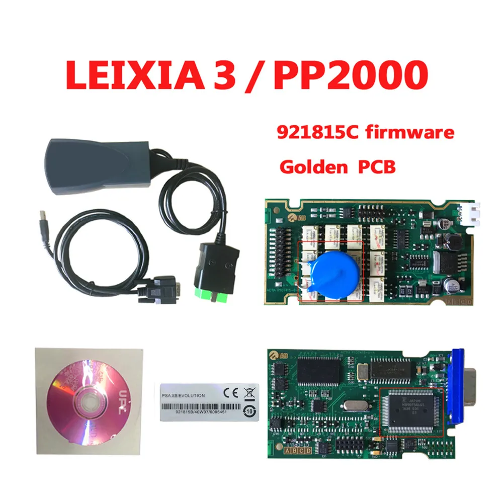 Профессиональный Золотой PCB Lexia 3 V48 Diagbox автоматический диагностический сканер