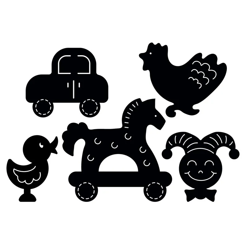 YaMinSanNiO Baby Toys Metal Cutting Dies New Born Girl Boy for Craft Die Scrapbooking Embossing Stencil DIY Cut Decoration | Дом и сад
