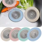 Сетчатый фильтр для кухонной раковины, раковины, крышка для дренажа, дуршлаг для раковины, стопор для волос в раковину, аксессуары для ванной комнаты, надежный