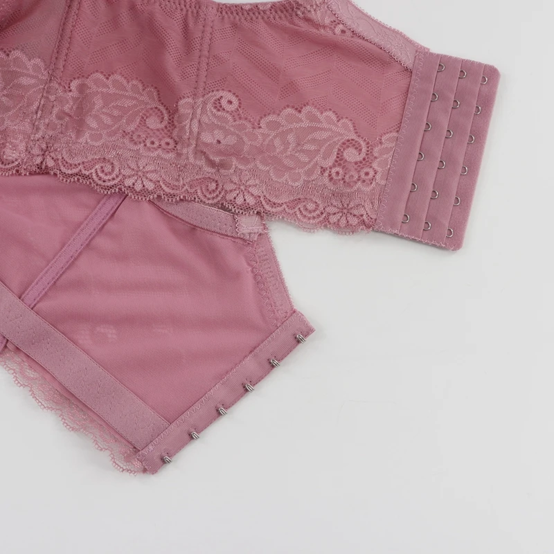 Beauwear со стальными косточками цветочный кружевной плотный удлиненный