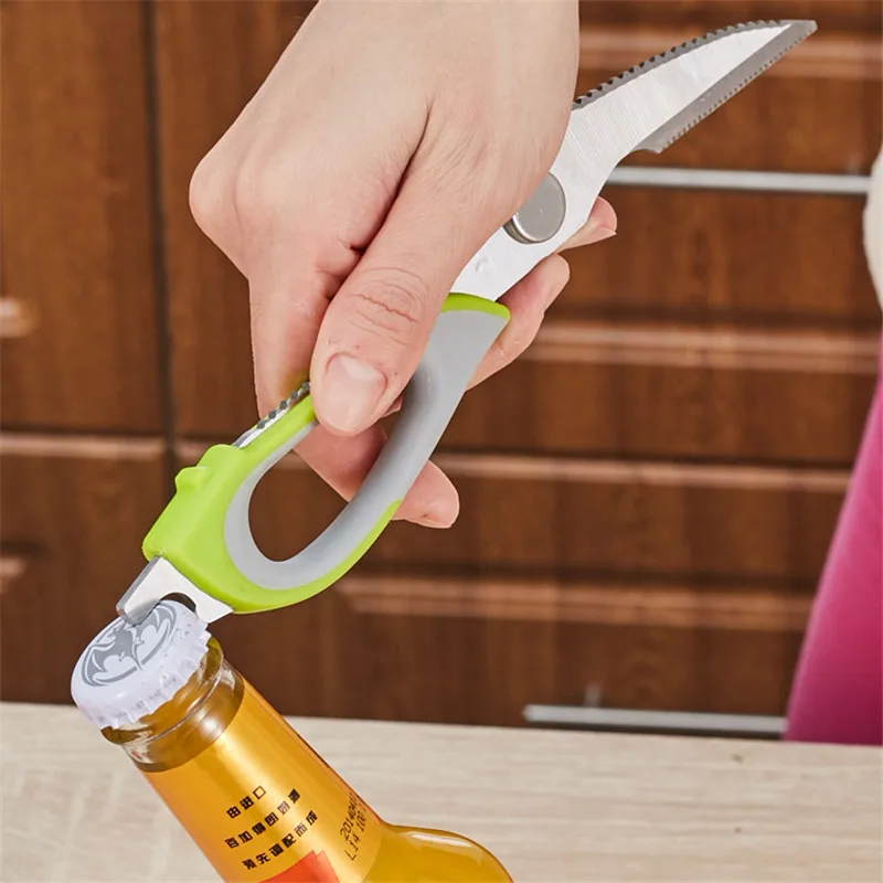 

Multifunctional Stainless Steel Kitchen Scissors Shears Cutter Scissors Cooking Tools Frozen Bone Meat Cutter Kitchen Tools