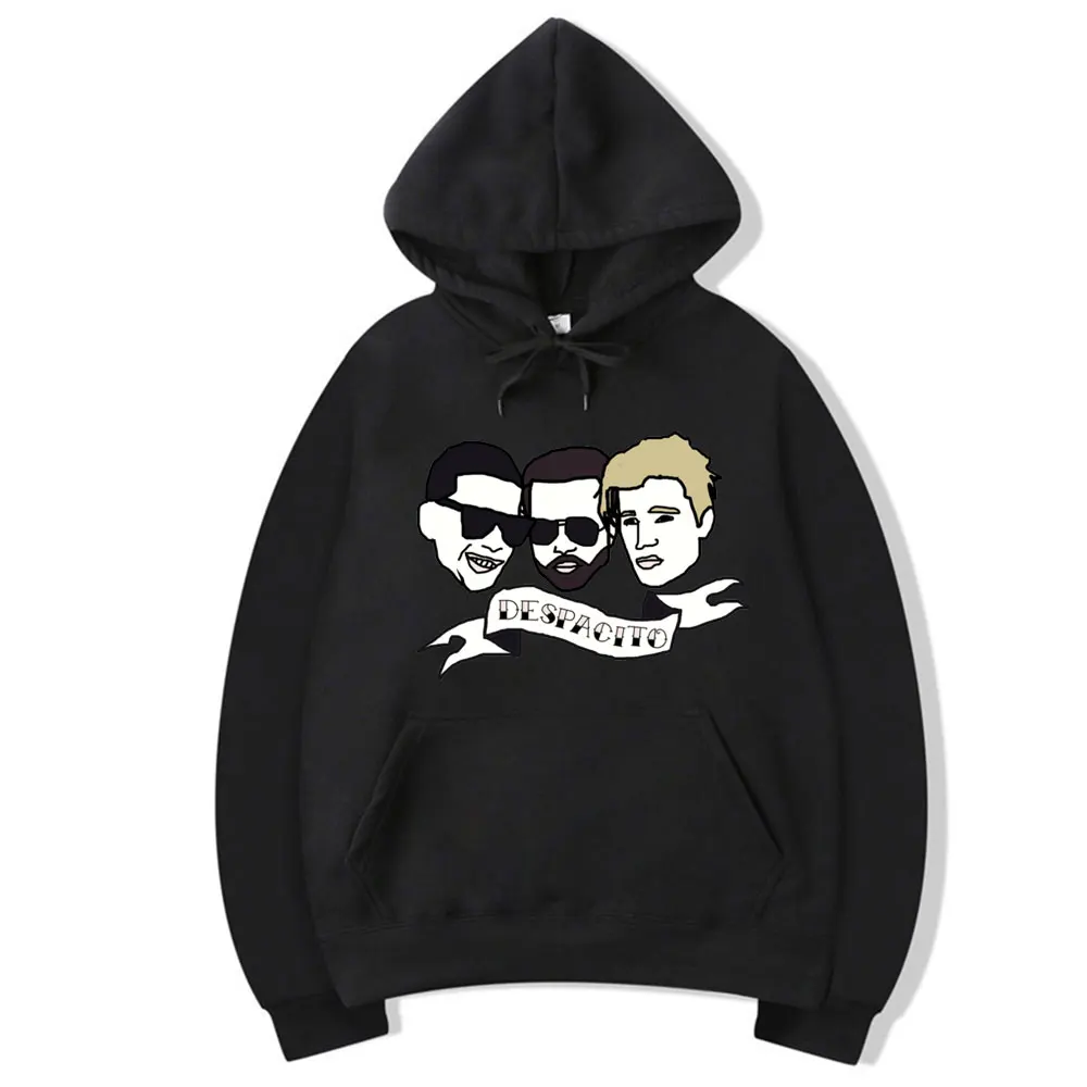 Женские флисовые толстовки с капюшоном Despacito Daddy Yankee повседневные в стиле хип хоп