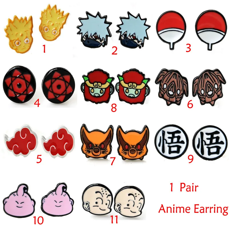 Косплэй Опора серьги гвоздики в форме металлической ювелирные аксессуары ‒