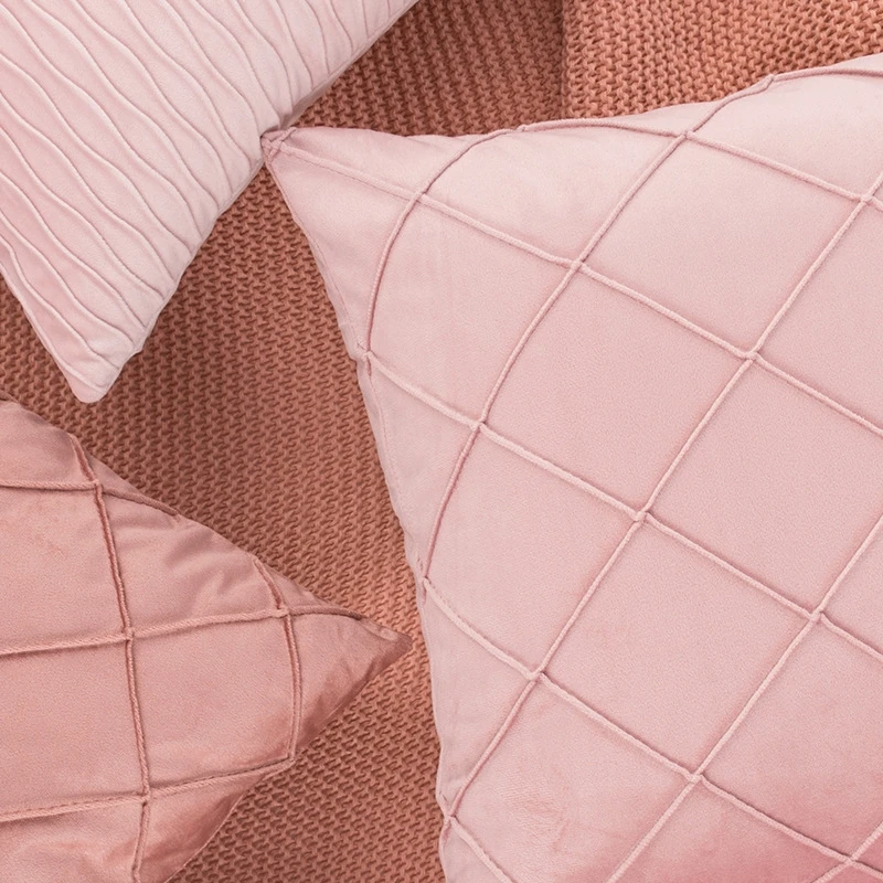 Полосатые фланелевые наволочки однотонные красные коричневые белые для подушки