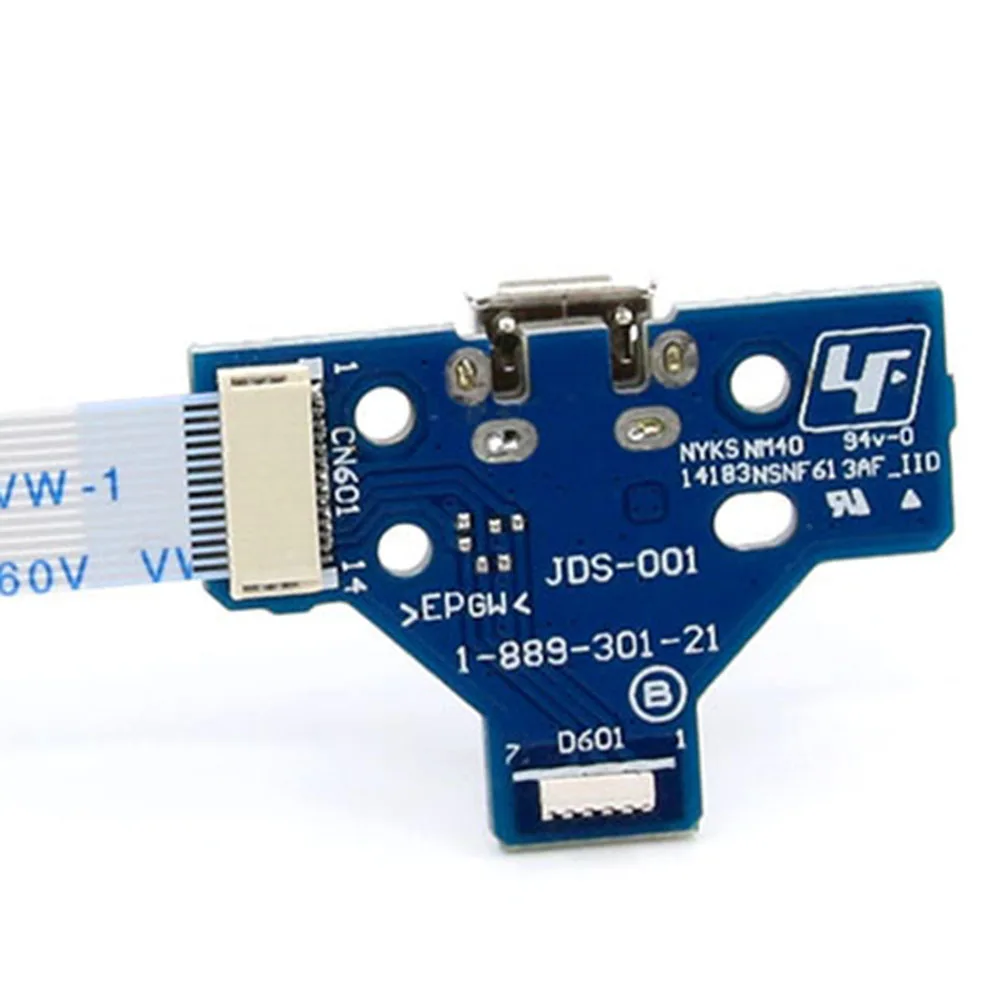 1 шт. разъем для зарядного порта плата 12/14 Pin кабель с usb портом контроллера PS4 Dualshock