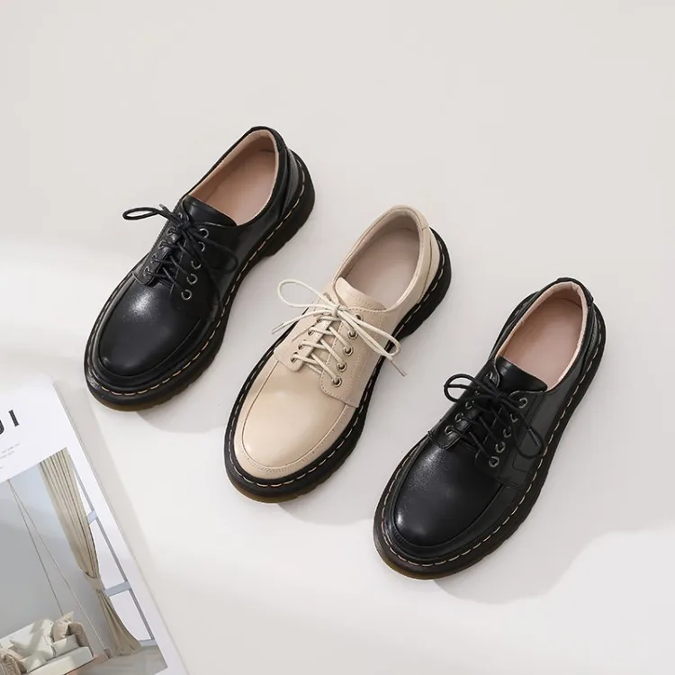 MLJUESE/женские туфли лодочки Сезон осень весна Черные женские из мягкой коровьей