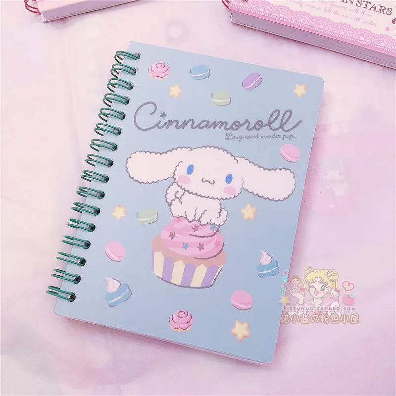 Kawaii мультяшный портативный блокнот в спирали с твердой обложкой карманный