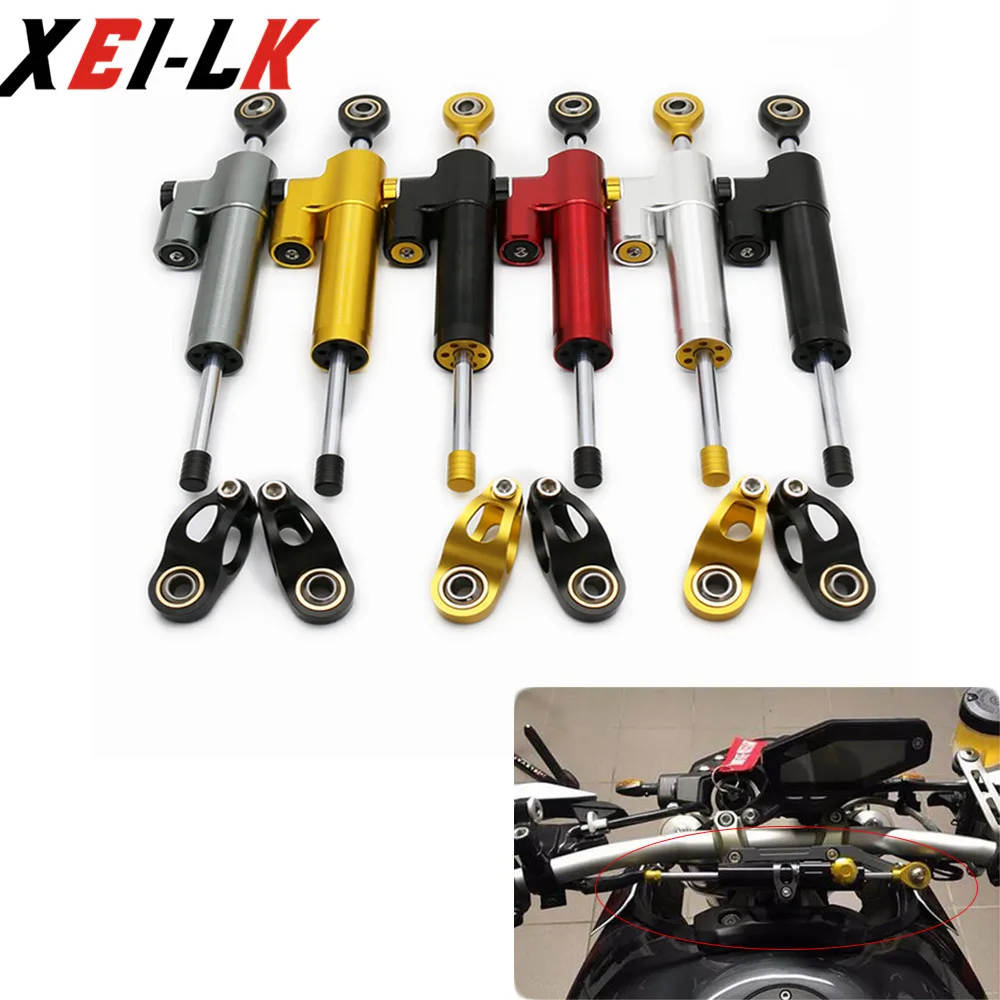 

XEILK универсальный мотоцикл демпфер руля стабилизации безопасности управление для Yamaha MT07 MT-07 MT-09 MT 07 YZF R1 R6 FZ1 XJR1300 фрезерный станок с ЧПУ