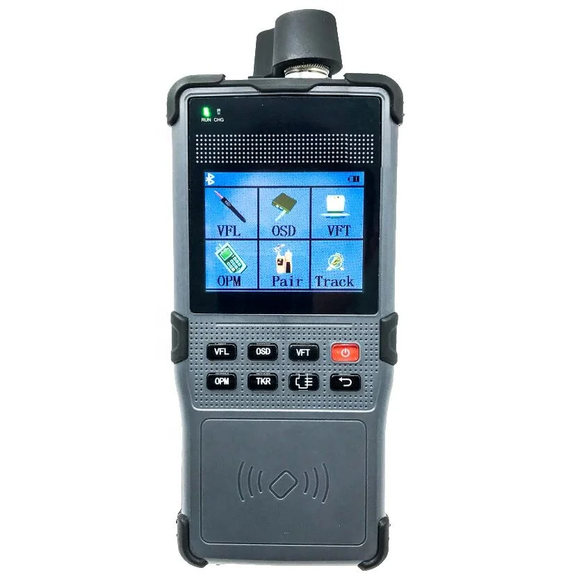 

PON Network Resource Analysis Terminal S120 optical fiber network data analyzer with VFL OPM Cable tracing test