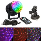 Мини USB RGB Led Звук вечевечерние огни Дискотека шар для дома DJ Бар Клуб караоке KTV сценическое освещение