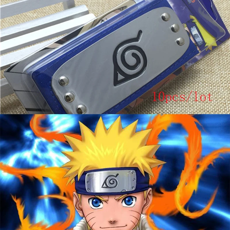 40 шт. 10 шт. 20 шт. аниме повязка Naruto Leaf деревенская Учиха Какаши Сасори Гаара нинцзя алинии косплей подарок костюм аксессуары