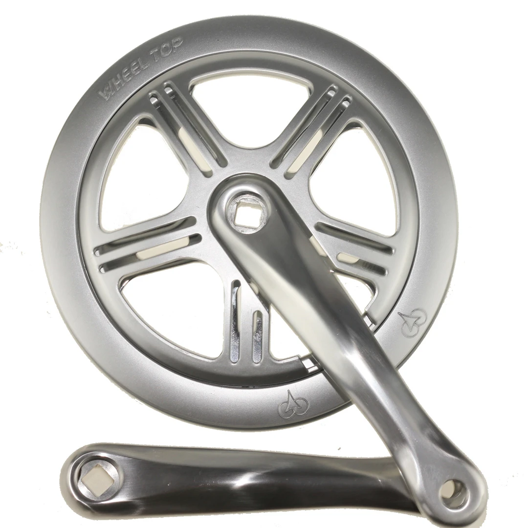 

High Quality Bicycle Chainring Aluminum Alloy 170mm Crank 48T Chainwheel Fit For Single Speed Bike Cycling Parts