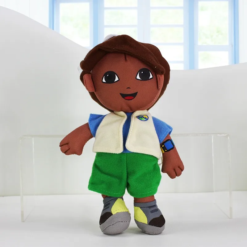 18cm Anime Handsome Cousin Go Diego Plush Peluche Soft Stuffed Cute Cartoon Toy Birthday Christmas Gifts for Kids Girl Children | Игрушки и