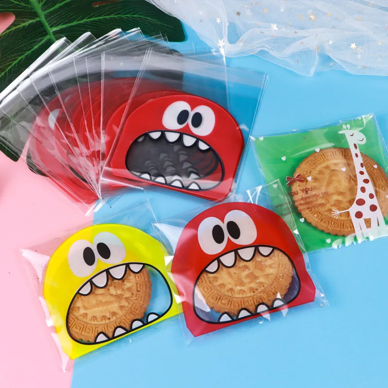 50Pcs Plastic Bags Thank you Cookie&ampCandy Bag Self-Adhesive For Wedding Birthday Party Gift Biscuit Baking opp Packaging | Дом и сад