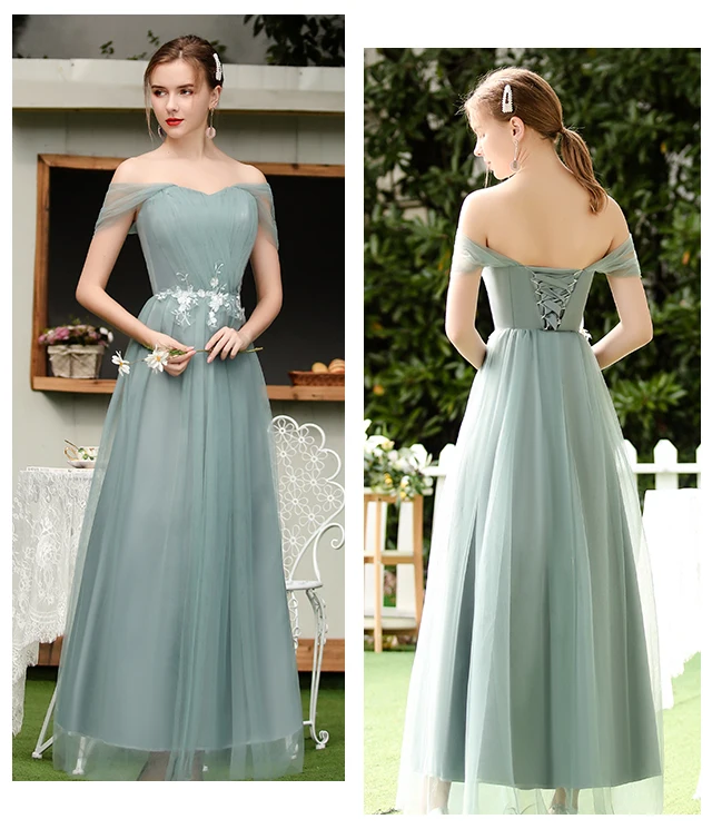 Длинное Тюлевое платье подружки невесты с v образным вырезом vestidos mujer элегантное