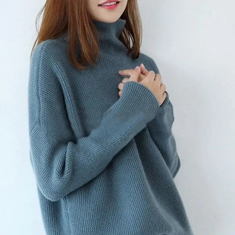 Зима 2020 Новый кашемировый свитер с высоким воротником пуловер для женщин