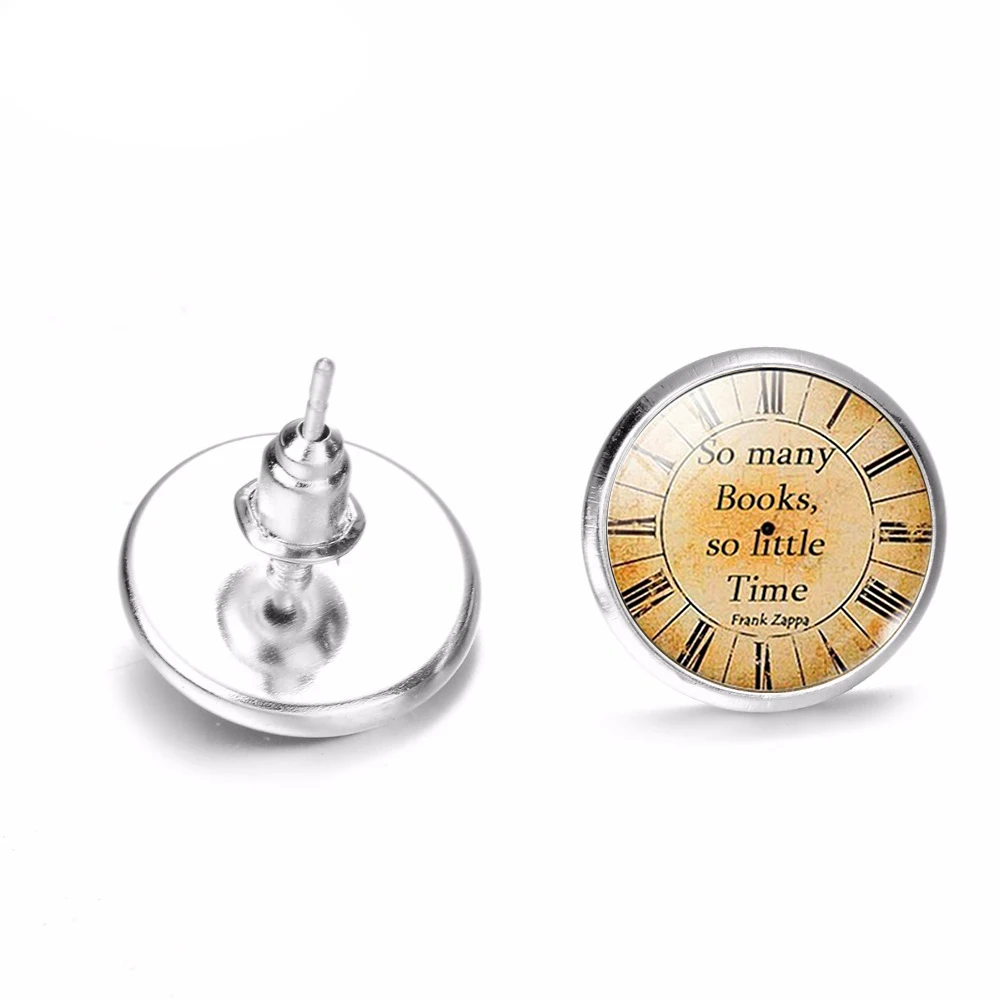 Винтажные серьги-гвоздики SONGDA в стиле стимпанк с принтом старых часов так много