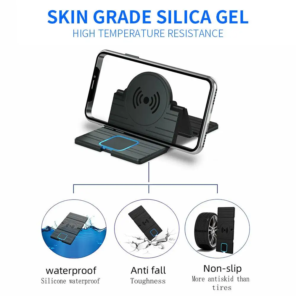 Vehemo 15 Вт Зарядное устройство для телефона зарядное регулируемый нескользящий