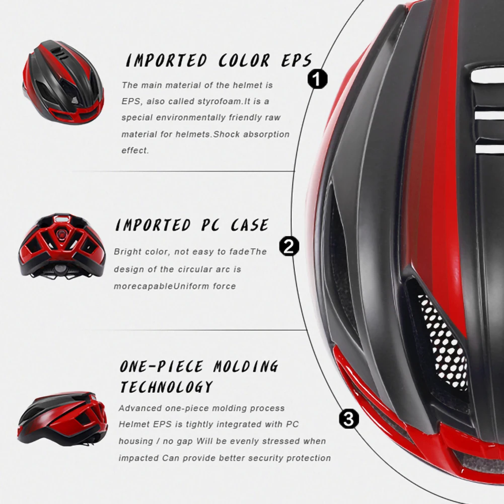 

Cycling Helmet Bike Ultralight Helmet Intergrally-molded Mountain Road Bicycle MTB Helmet Safe Men Women Cycling Equipment