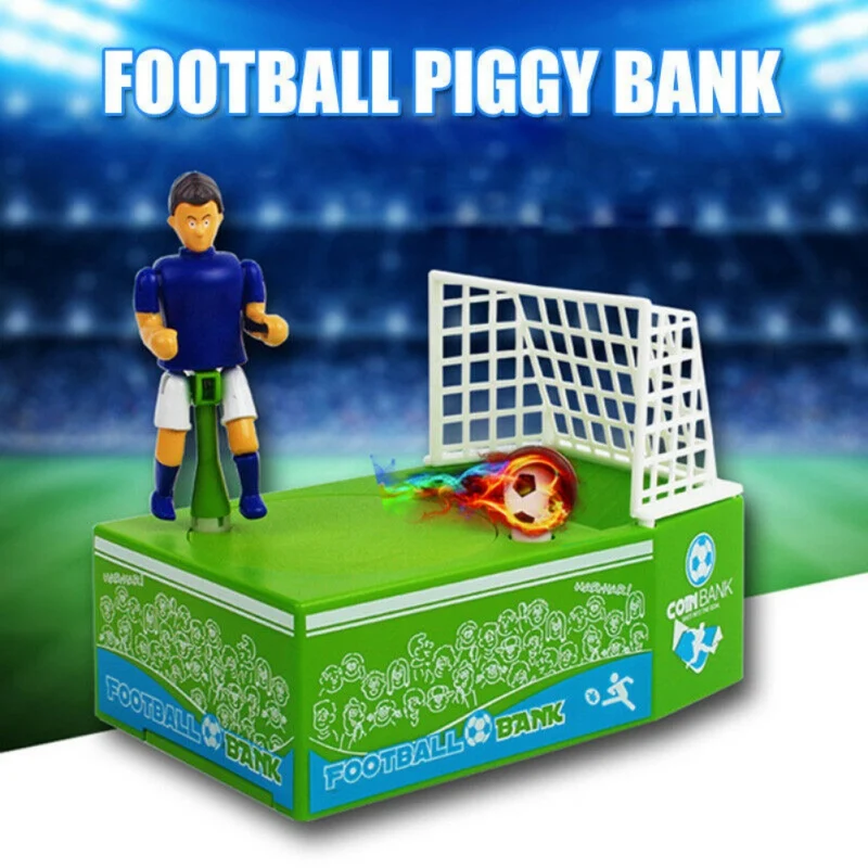 Копилка электрическая с изображением футбольной тематики|Денежные и банковские