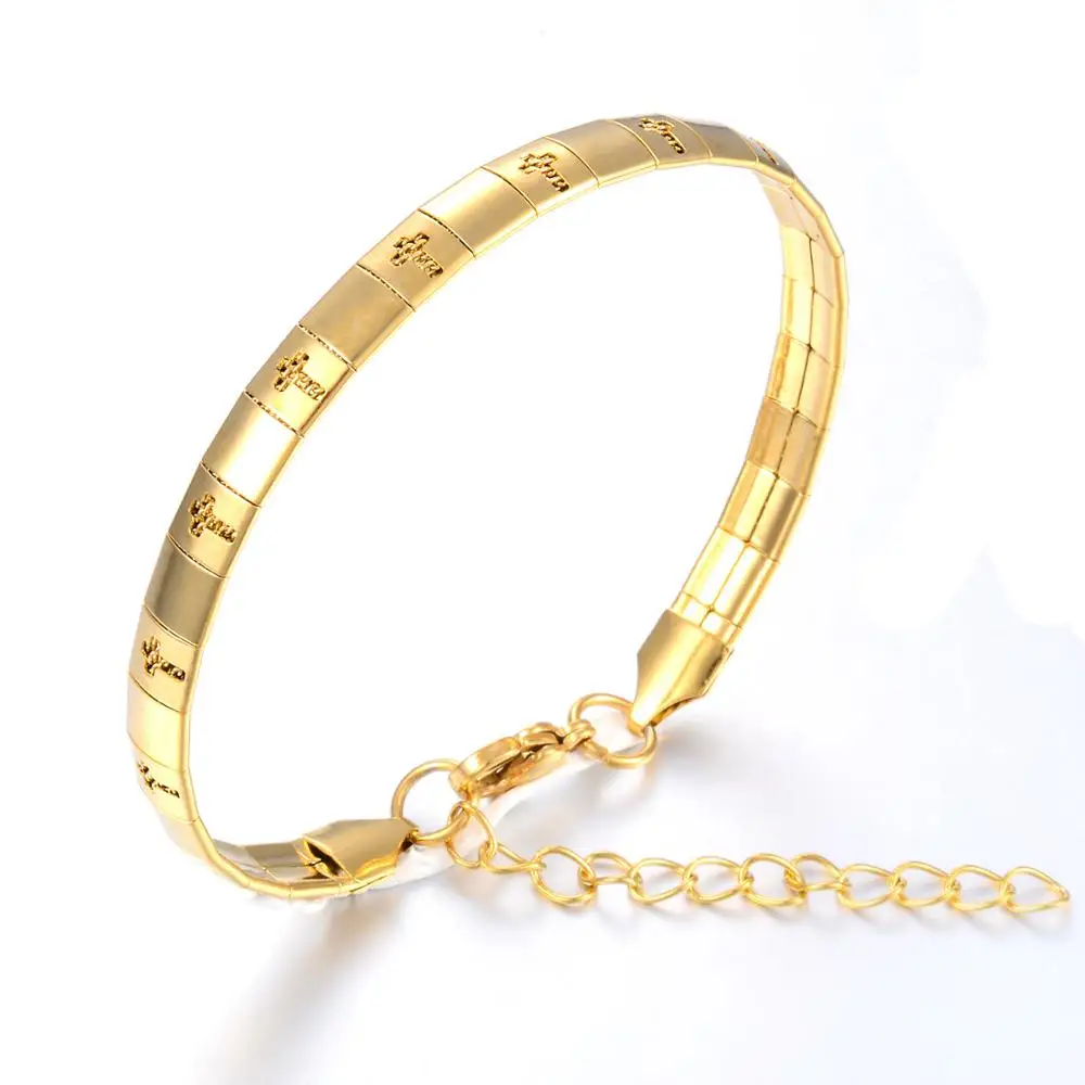 Браслет женский из нержавеющей стали шириной 6/8 мм|Цепочки и браслеты| |