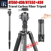 innorel rt55c professional carbon fiber tripod travel compact camera tripod video monopod with ball head quick release plate