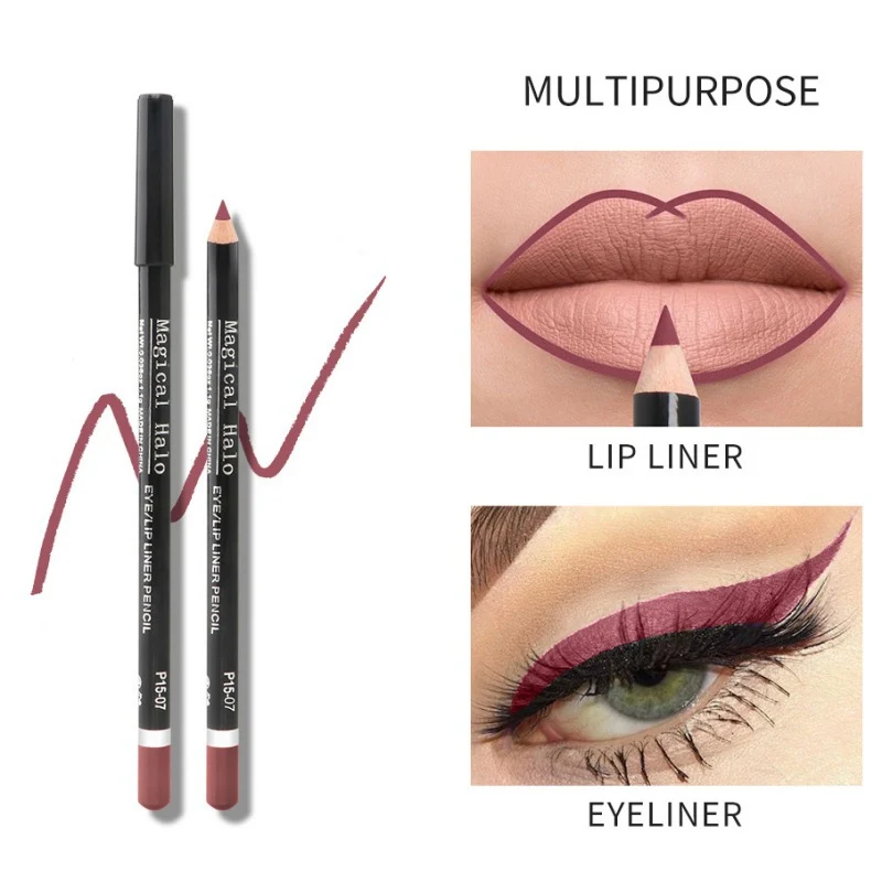 Magical Halo 10-color Lip Liner Kit Long-lasting Waterproof Non-stick Cup Pencil Set Beauty Makeup Cosmetic | Красота и здоровье