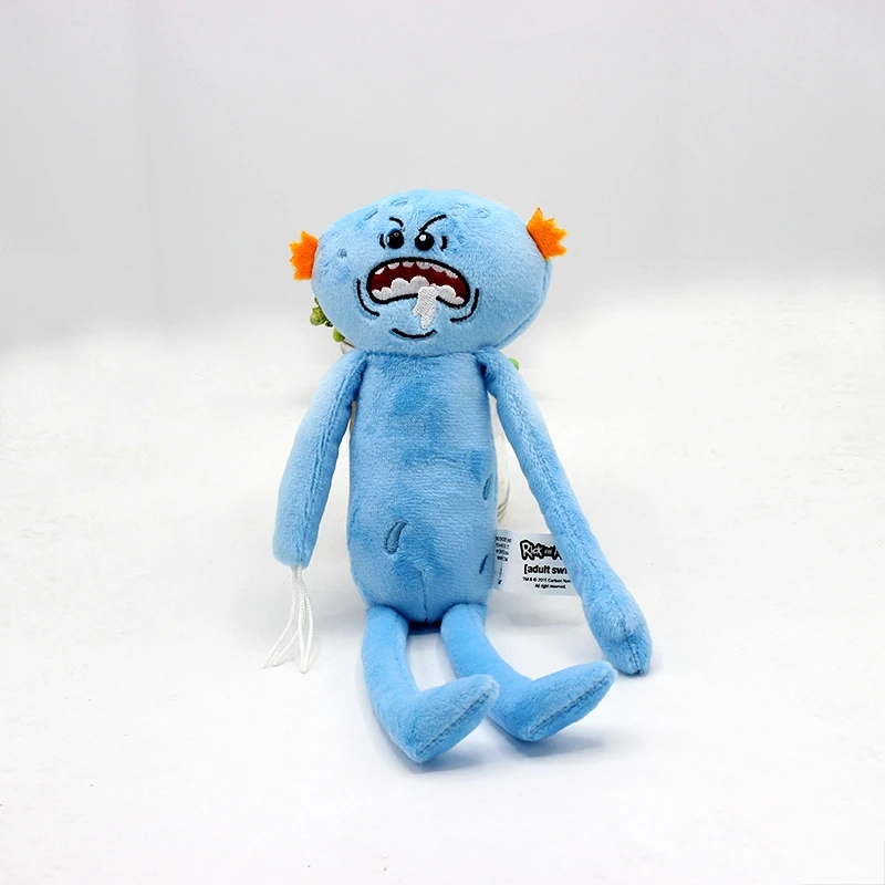 18 см аниме маринованный человек огурец Mr.meeseeks грустная счастливая плюшевая